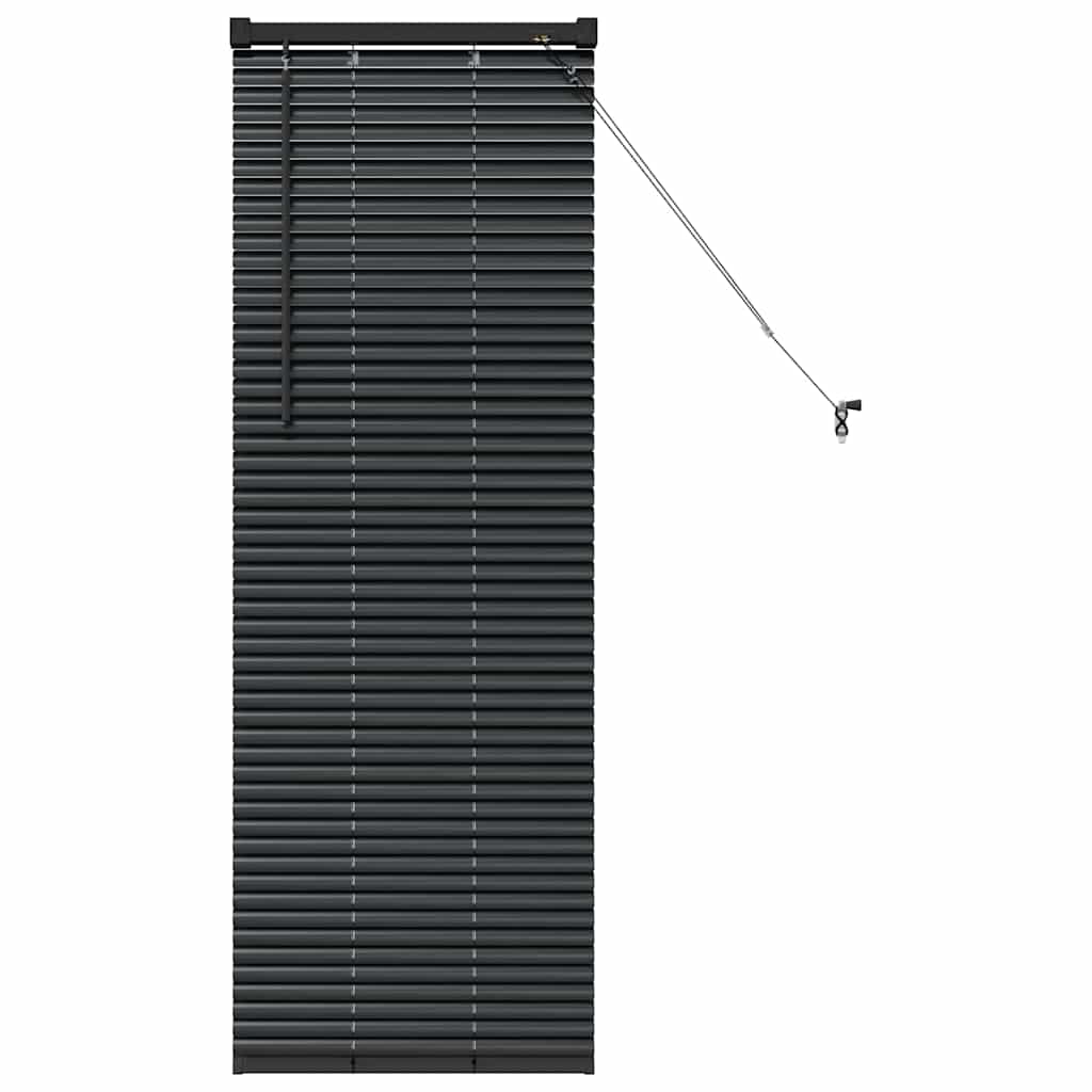 Venecijanski zastore Crna 130 x 50 cm Aluminij