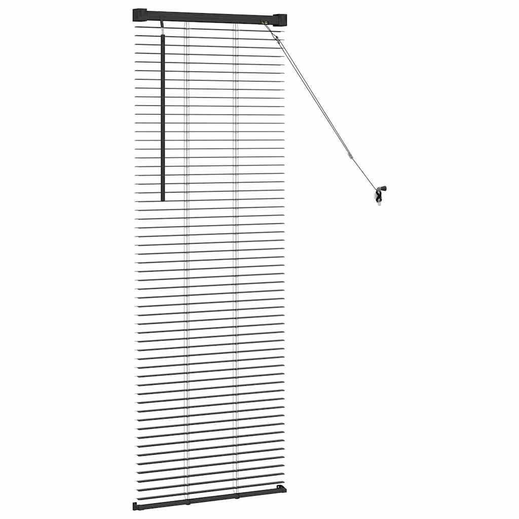Venecijanski zastore Crna 130 x 55 cm Aluminij