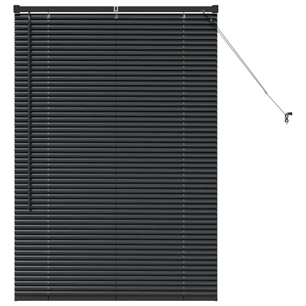 Venecijanski zastore Crna 130 x 85 cm Aluminij