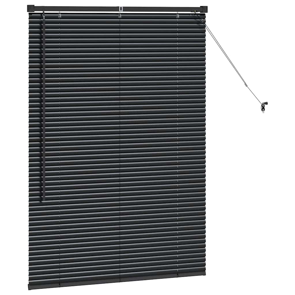 Venecijanski zastore Crna 130 x 95 cm Aluminij