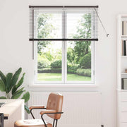 Venecijanski zastore Crna 130 x 115 cm Aluminij