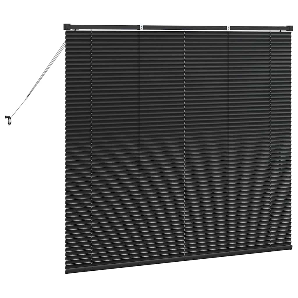 Venecijanski zastore Crna 130 x 140 cm Aluminij