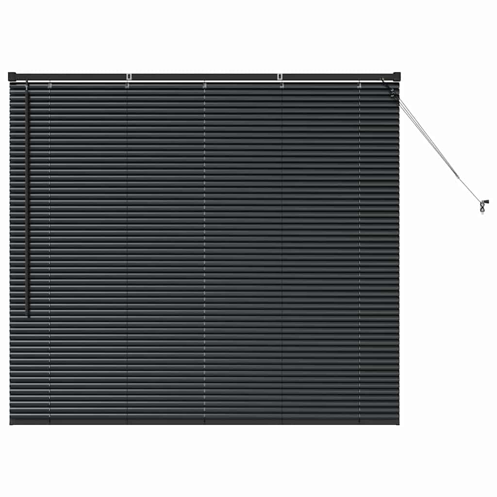Venecijanski zastore Crna 130 x 140 cm Aluminij
