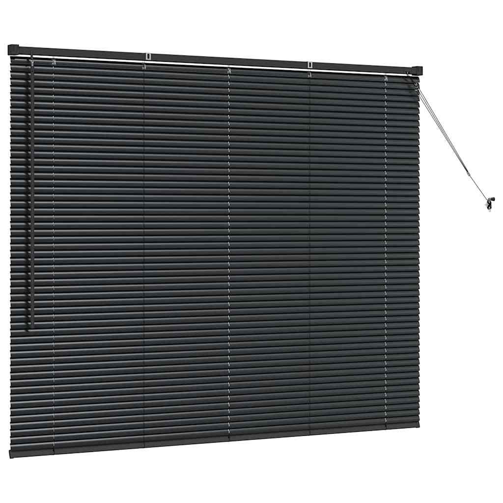 Venecijanski zastore Crna 130 x 155 cm Aluminij
