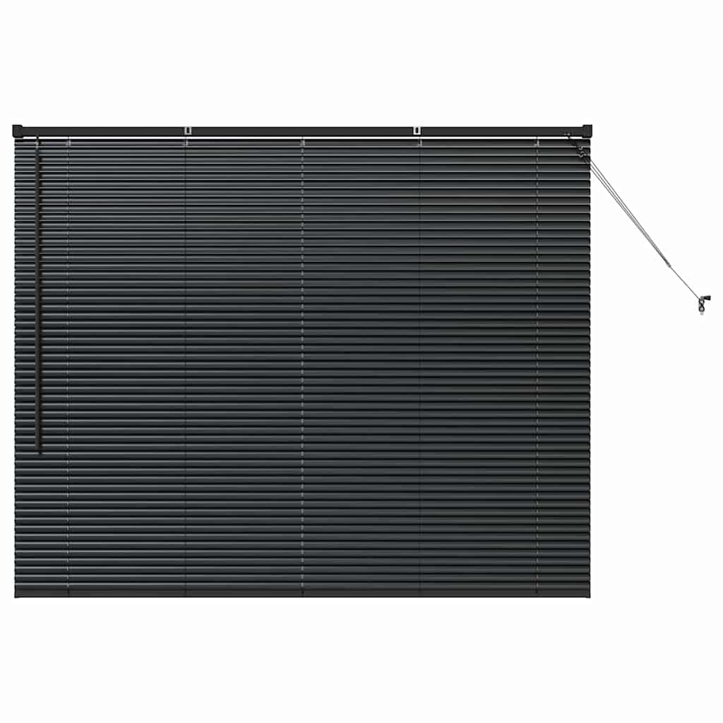 Venecijanski zastore Crna 130 x 155 cm Aluminij
