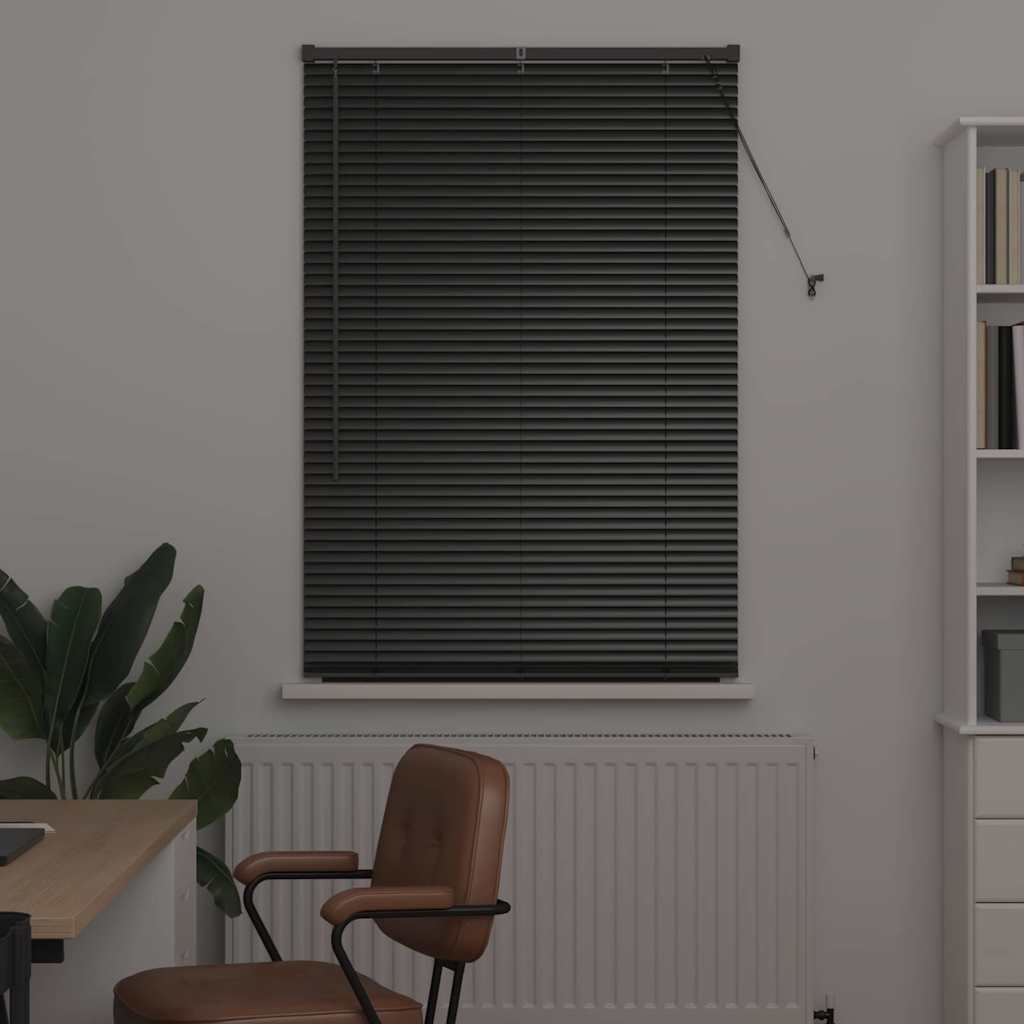 Venecijanski zastore Crna 175 x 90 cm Aluminij