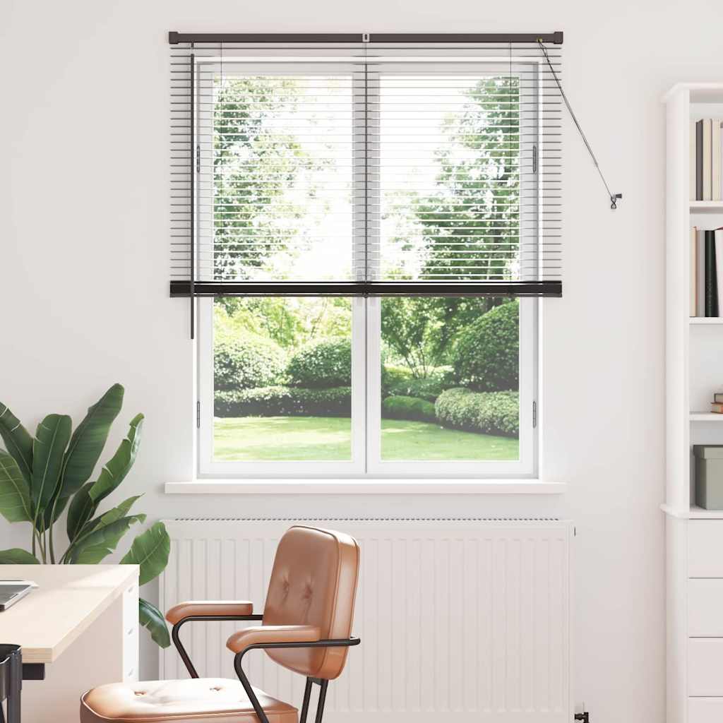 Venecijanski zastore Crna 175 x 115 cm Aluminij