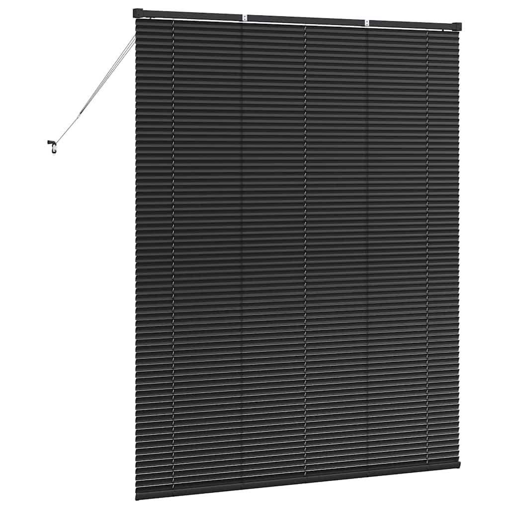 Venecijanski zastore Crna 175 x 140 cm Aluminij