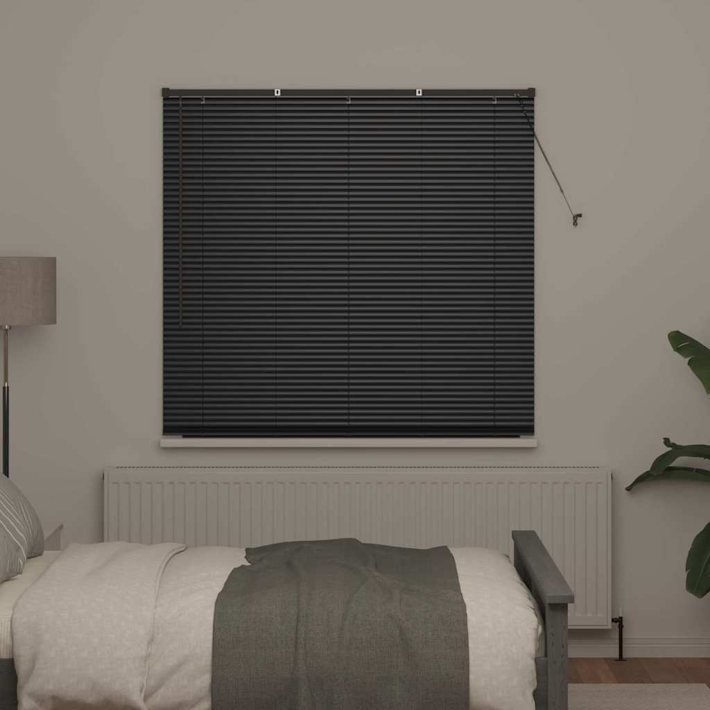 Venecijanski zastore Crna 175 x 145 cm Aluminij