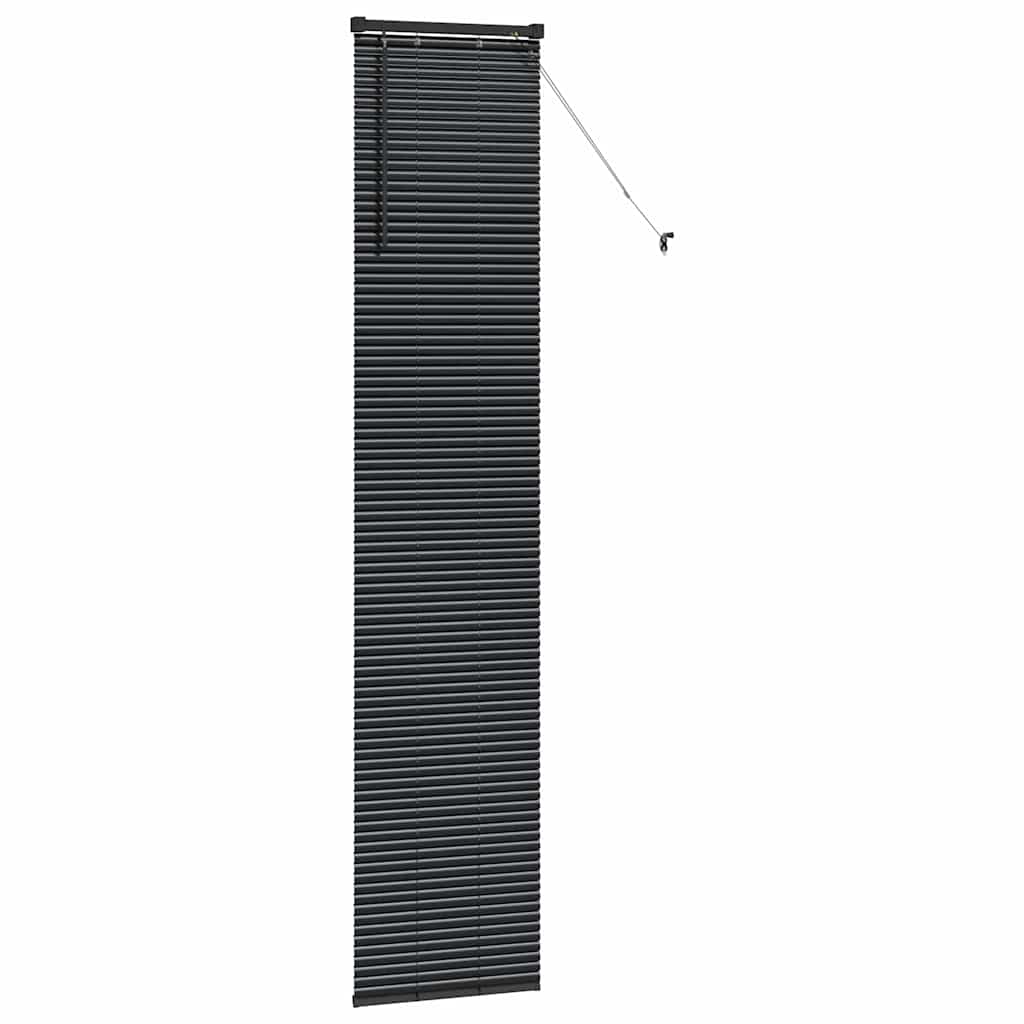 Venecijanski zastore Crna 220 x 50 cm Aluminij