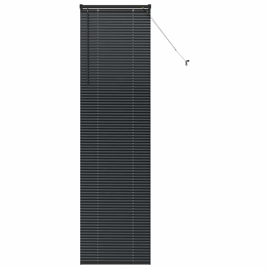 Venecijanski zastore Crna 220 x 55 cm Aluminij