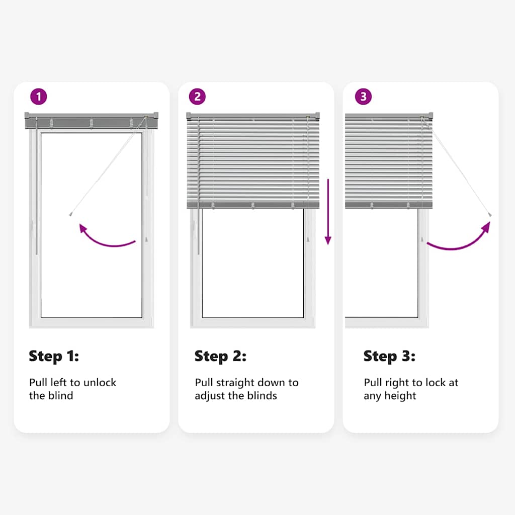 Venecijanski zastore Crna 220 x 65 cm Aluminij