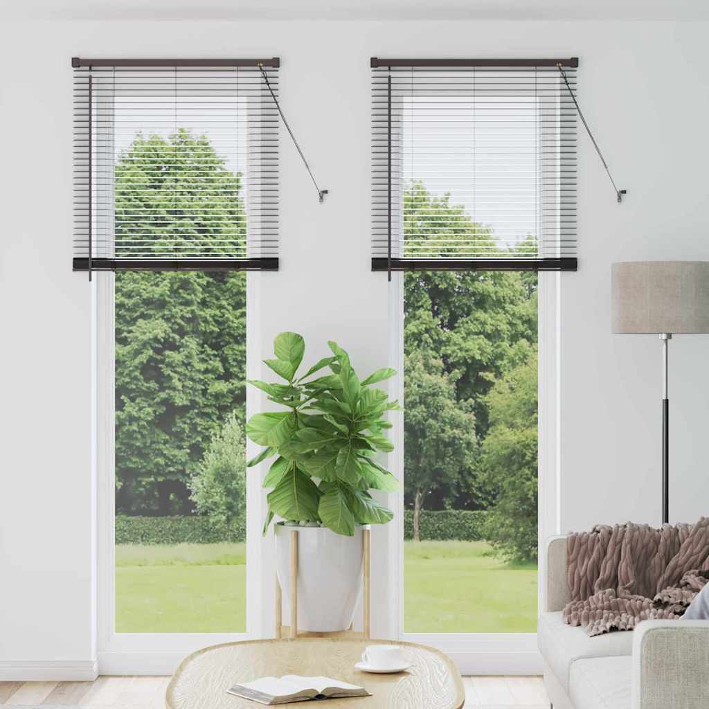 Venecijanski zastore Crna 220 x 80 cm Aluminij