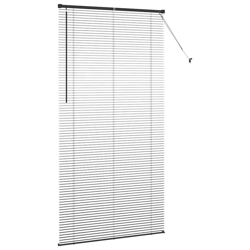 Venecijanski zastore Crna 220 x 110 cm Aluminij