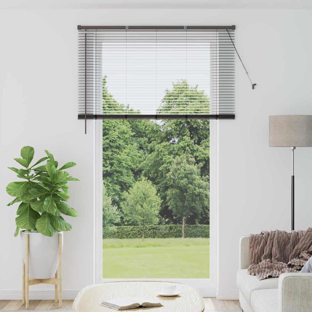 Venecijanski zastore Crna 220 x 135 cm Aluminij