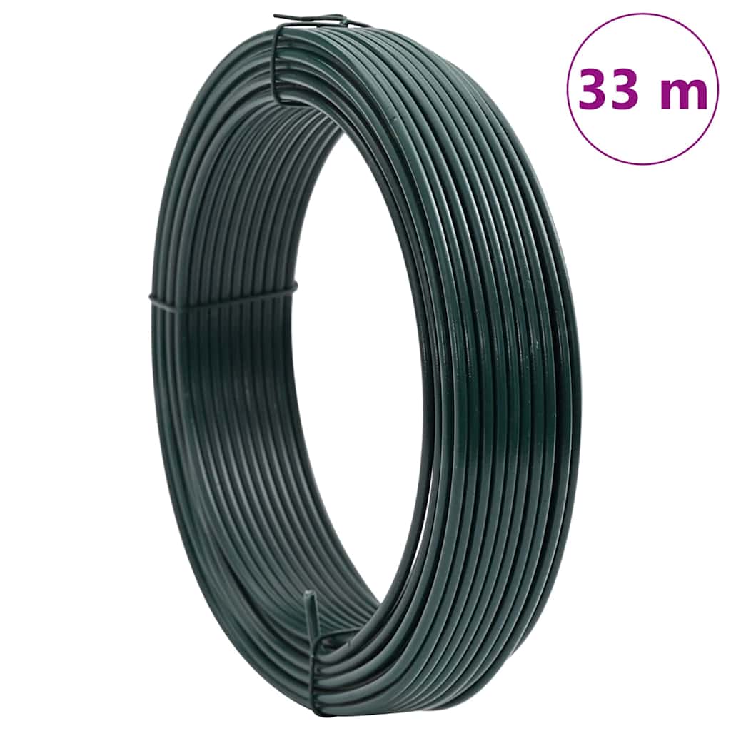 Žica za vezivanje ograde Zelena 33 m PVC