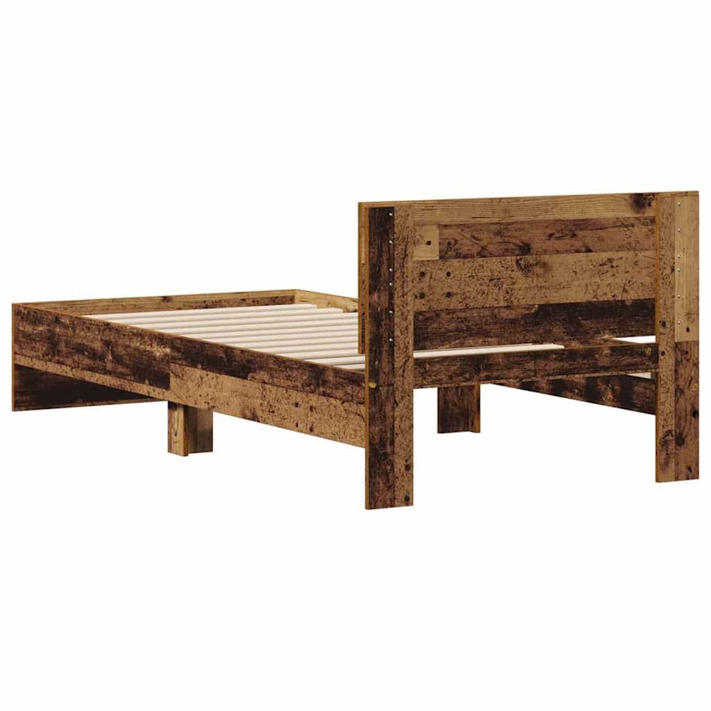 Krevetna konstrukcija Staro drvo 90 x 200 cm Konstruirano drvo
