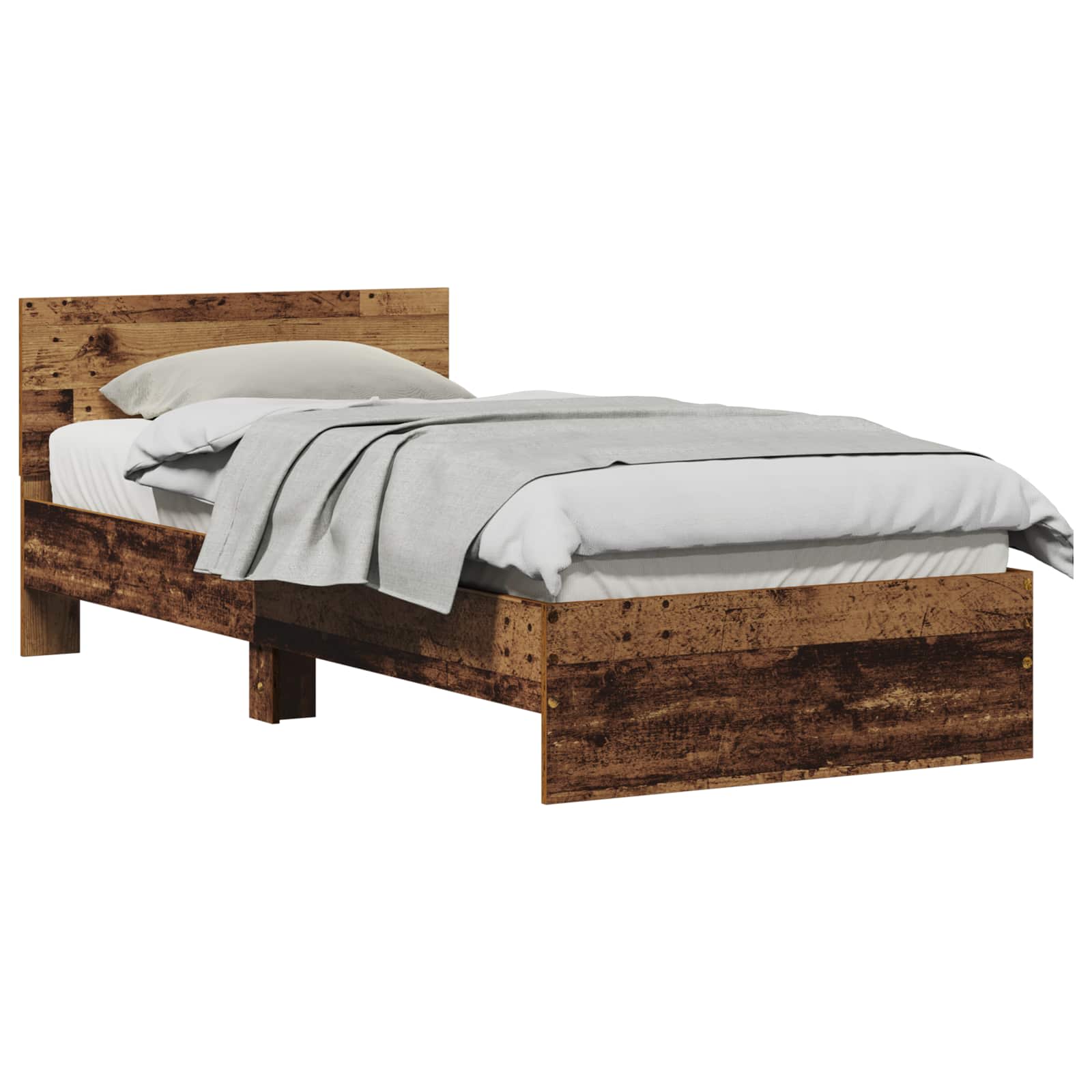 Krevetna konstrukcija Staro drvo 90 x 190 cm Konstruirano drvo