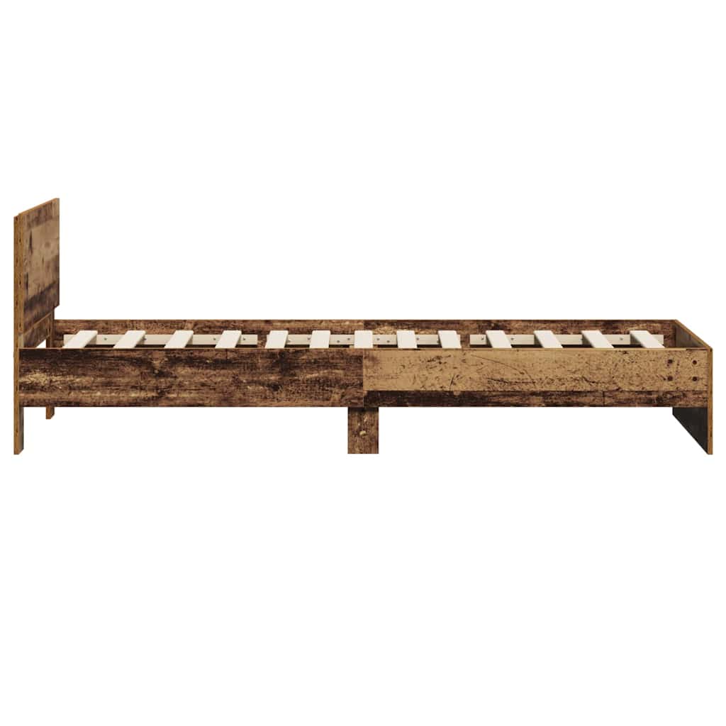 Krevetna konstrukcija Staro drvo 75 x 190 cm Konstruirano drvo