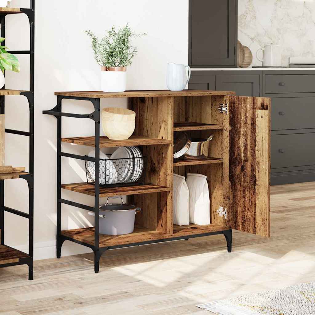 Kuhinjski kolica Staro drvo 87.5 x 39 x 84.5 cm