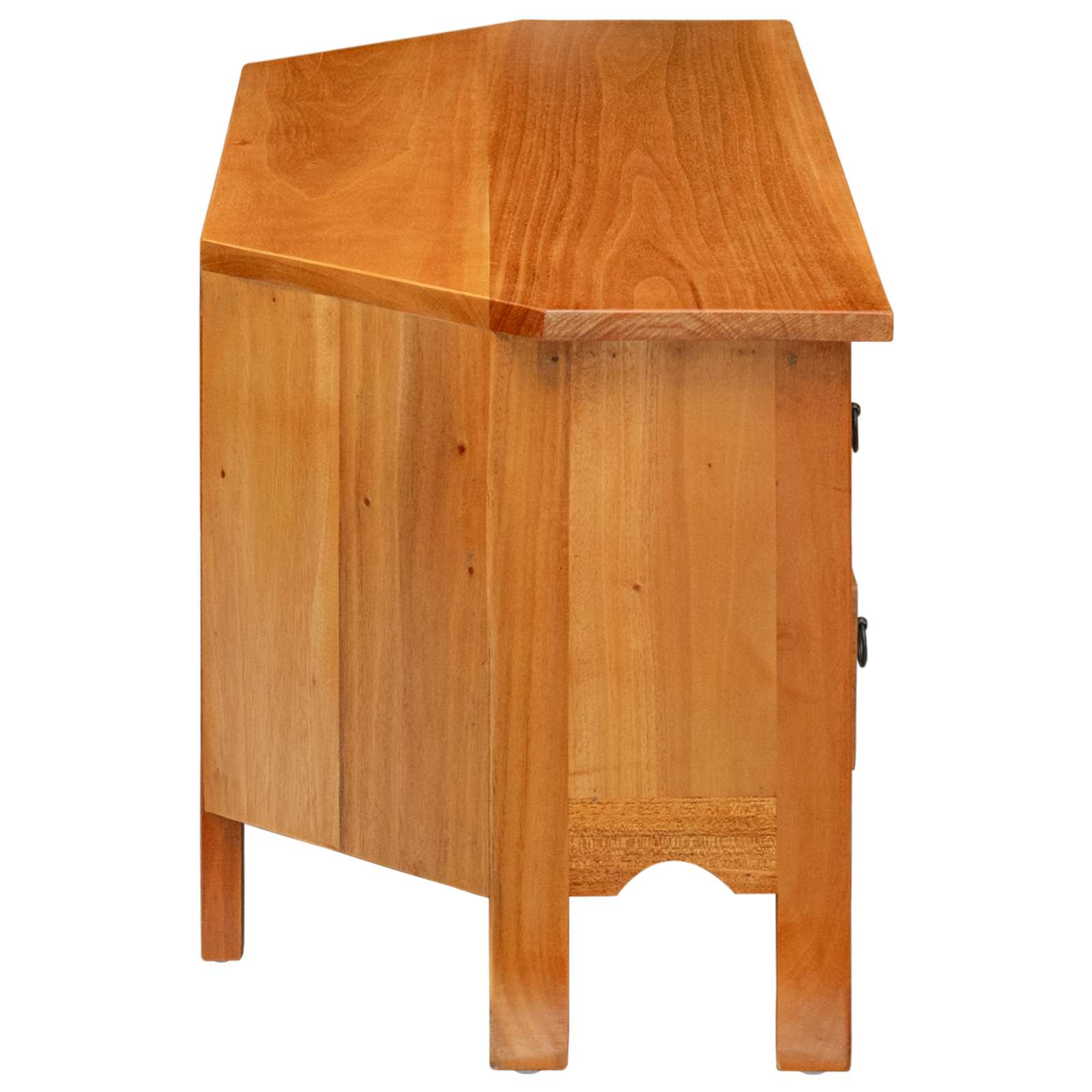 TV ormar Prirodna 100 x 40,5 x 46 cm Čvrsto mahagonijsko drvo
