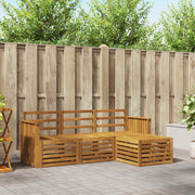 Set vanjskih sofa 4 kom. Prirodna