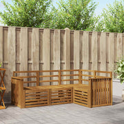 Set vanjskih sofa 4 kom. Prirodna Poliester