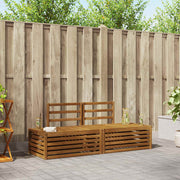 Set vanjskih sofa 2 Komad Prirodna 182,5 x 63 x 73 cm