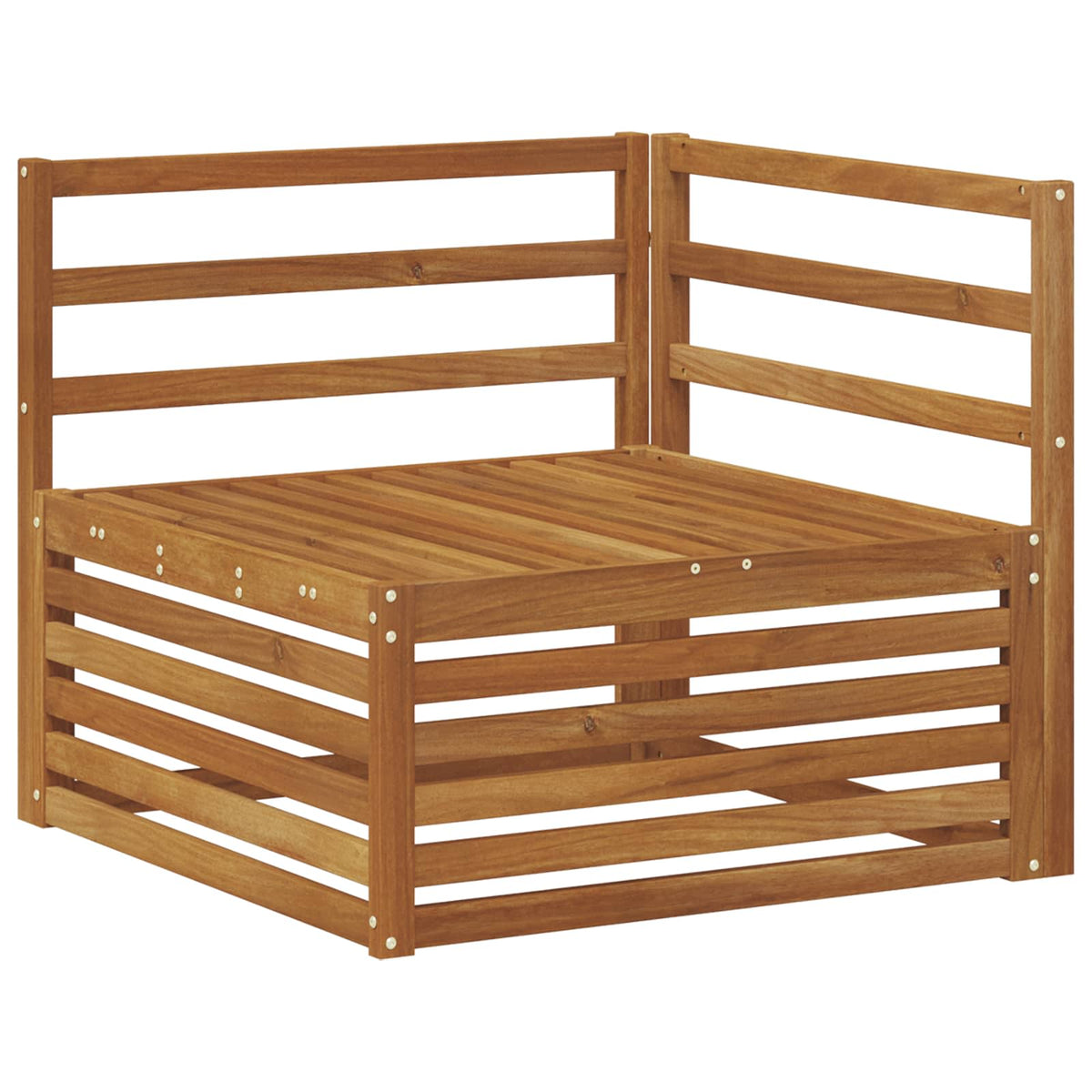 Set vanjskih sofa 10 kom. Prirodna Čvrsto drvo akacije