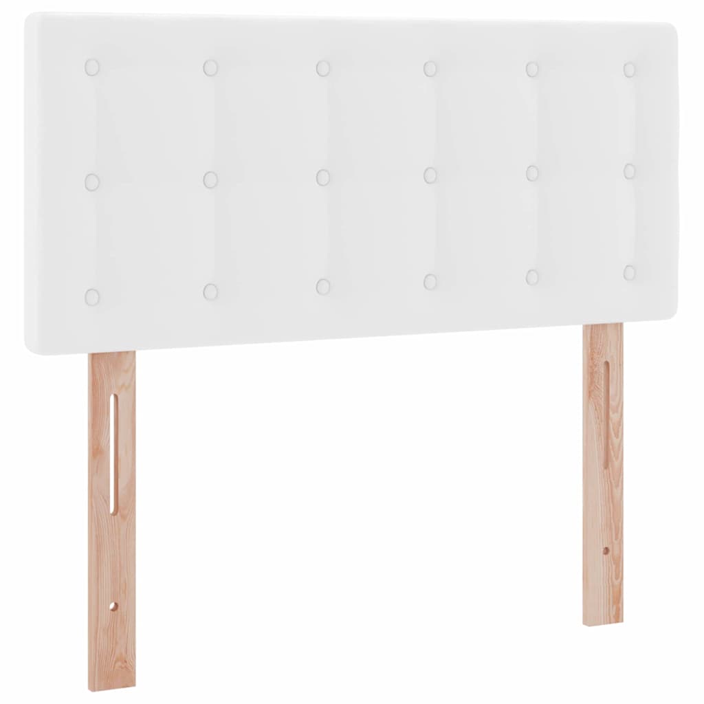 Krevet s madracem i skladištem Čista bijela 90 x 190 cm