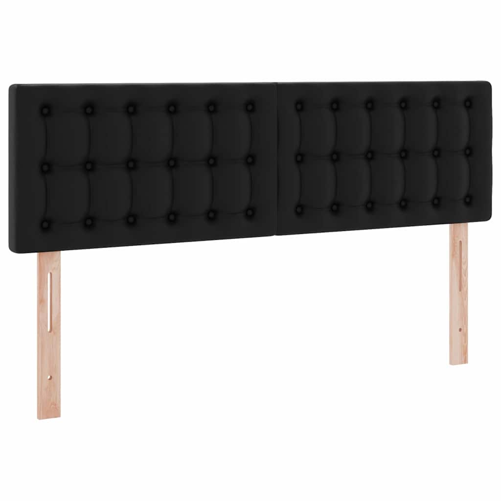 Krevet s madracem i skladištem Crna 140 x 200 cm Lažna koža