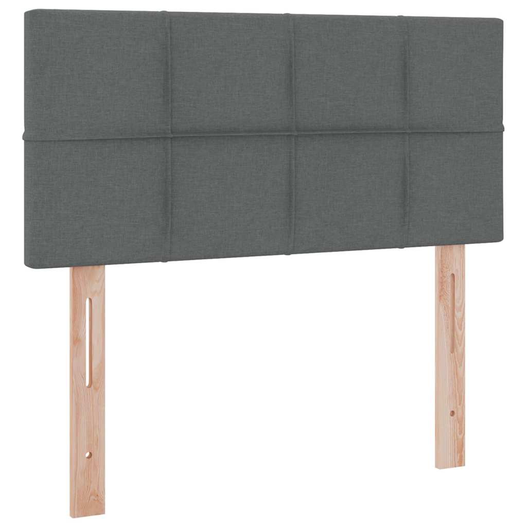 Krevet s madracem i skladištem Tamno siva 100 x 200 cm