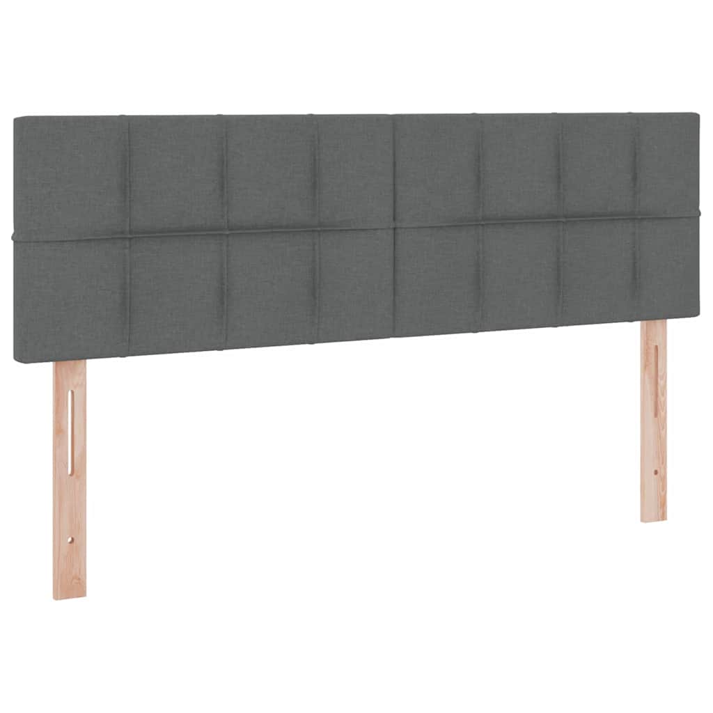 Krevet s madracem i skladištem Tamno siva 140 x 190 cm