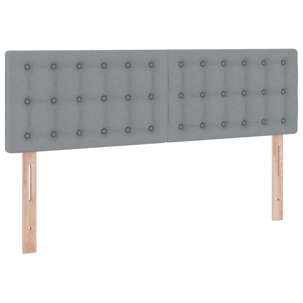 Krevet s madracem i skladištem Svijetlo siva 140 x 200 cm