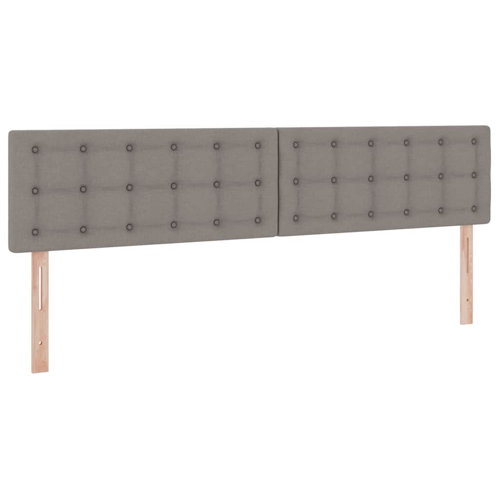 Krevet s madracem i skladištem Sivo-smeđa 200 x 200 cm