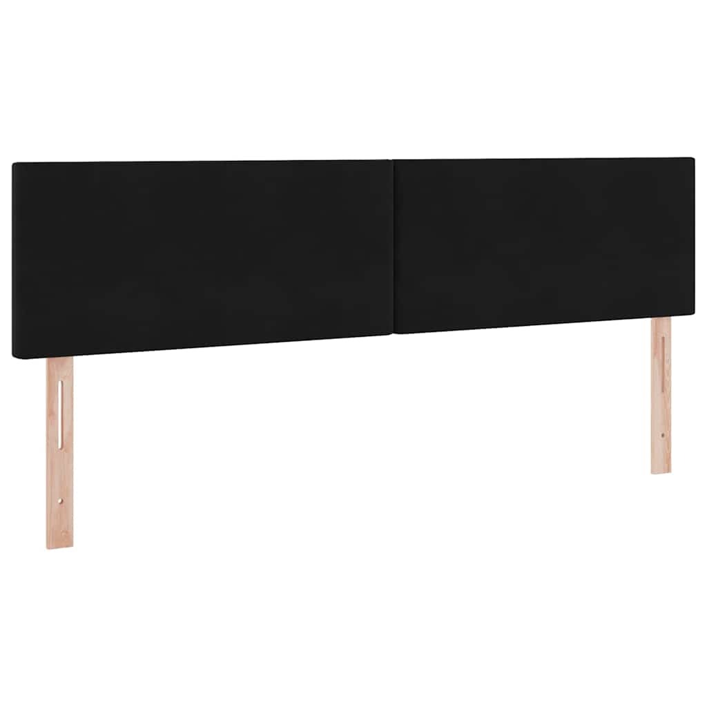 Krevet s od storage s madracem Crna 180 x 200 cm Baršun