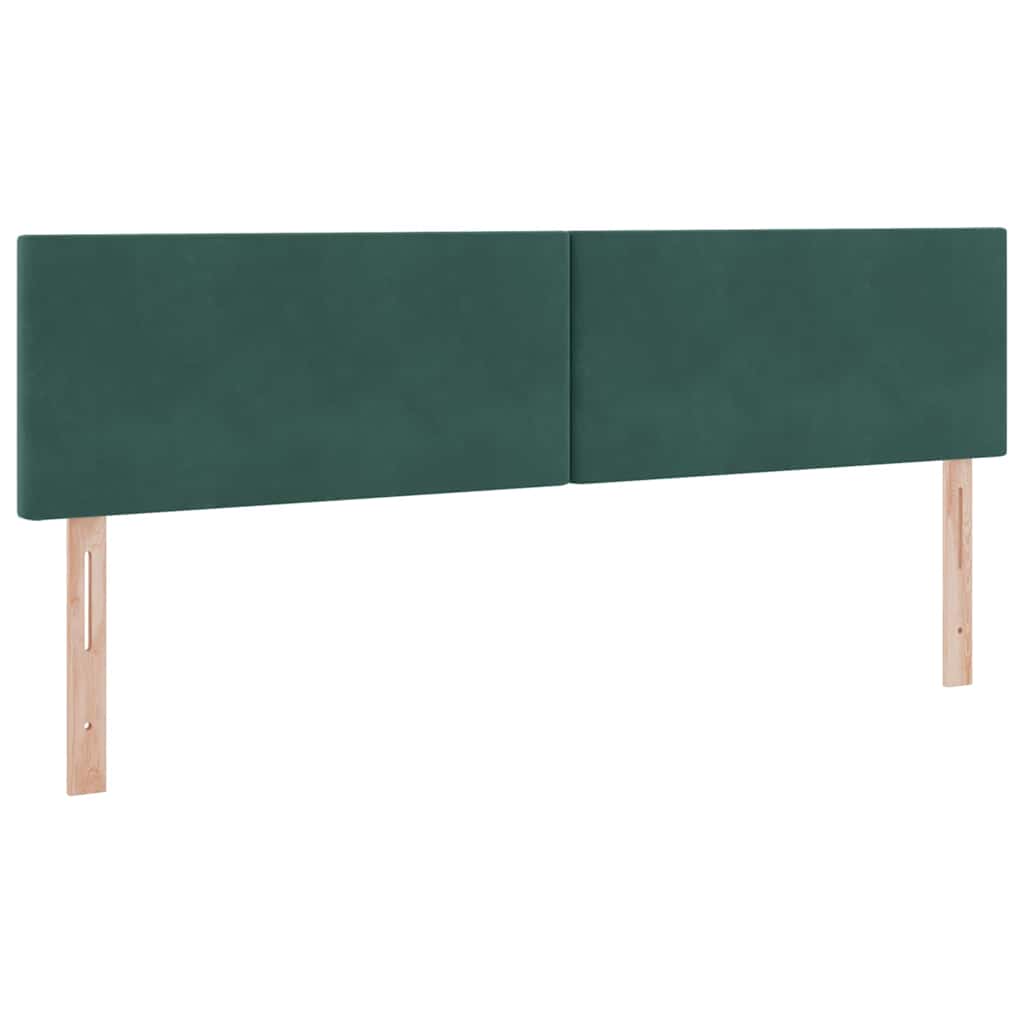 Krevet s od storage s madracem Tamnozelena 180 x 200 cm Baršun