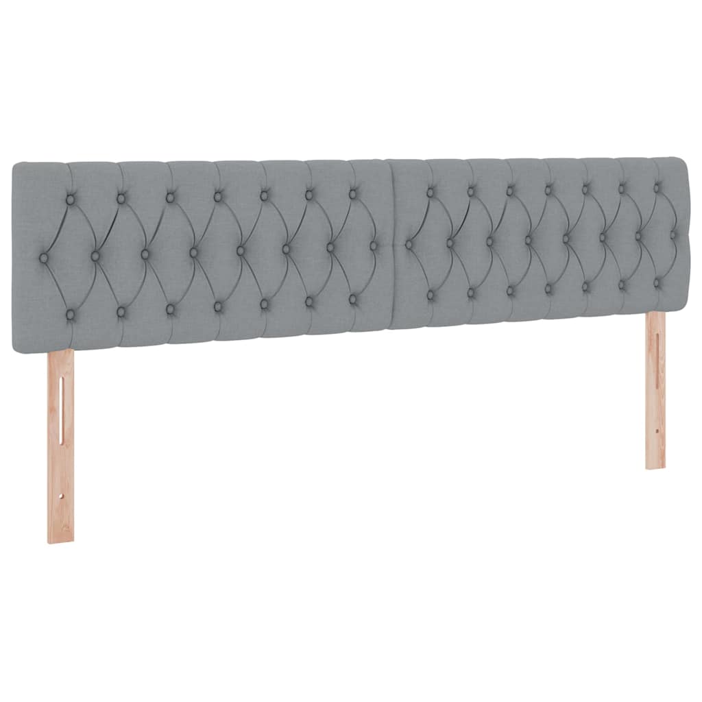 Krevet s od storage Svijetlo siva 200 x 200 cm Lažna koža