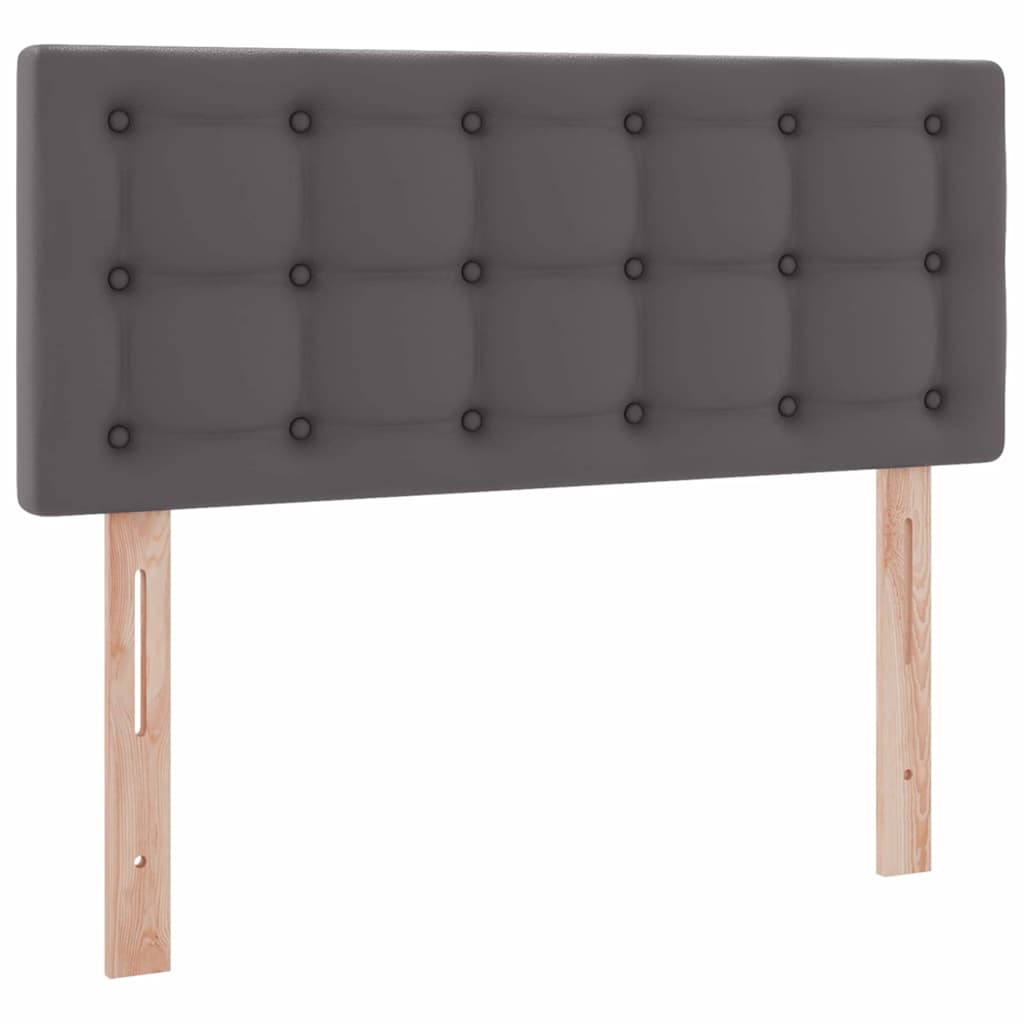 Krevet s prostorom za pohranu s LED-om Siva 120 x 200 cm