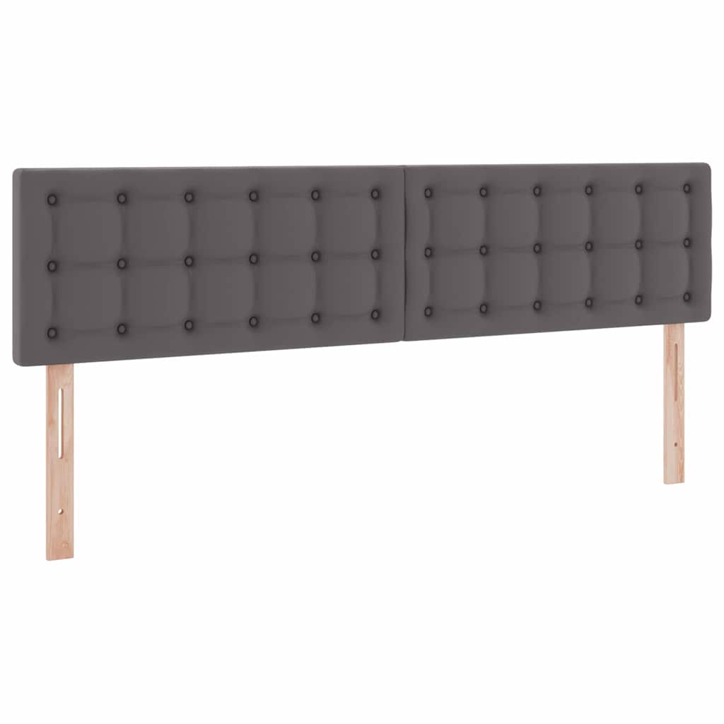 Krevet s prostorom za pohranu s LED-om Siva 180 x 200 cm