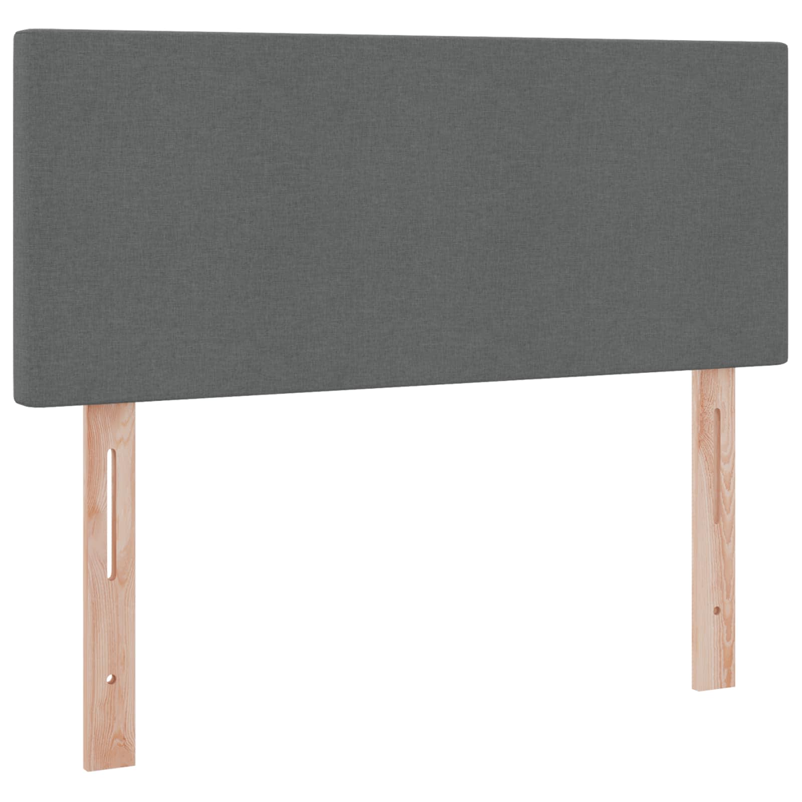 Krevet s prostorom za pohranu s LED-om Tamno siva 120 x 190 cm