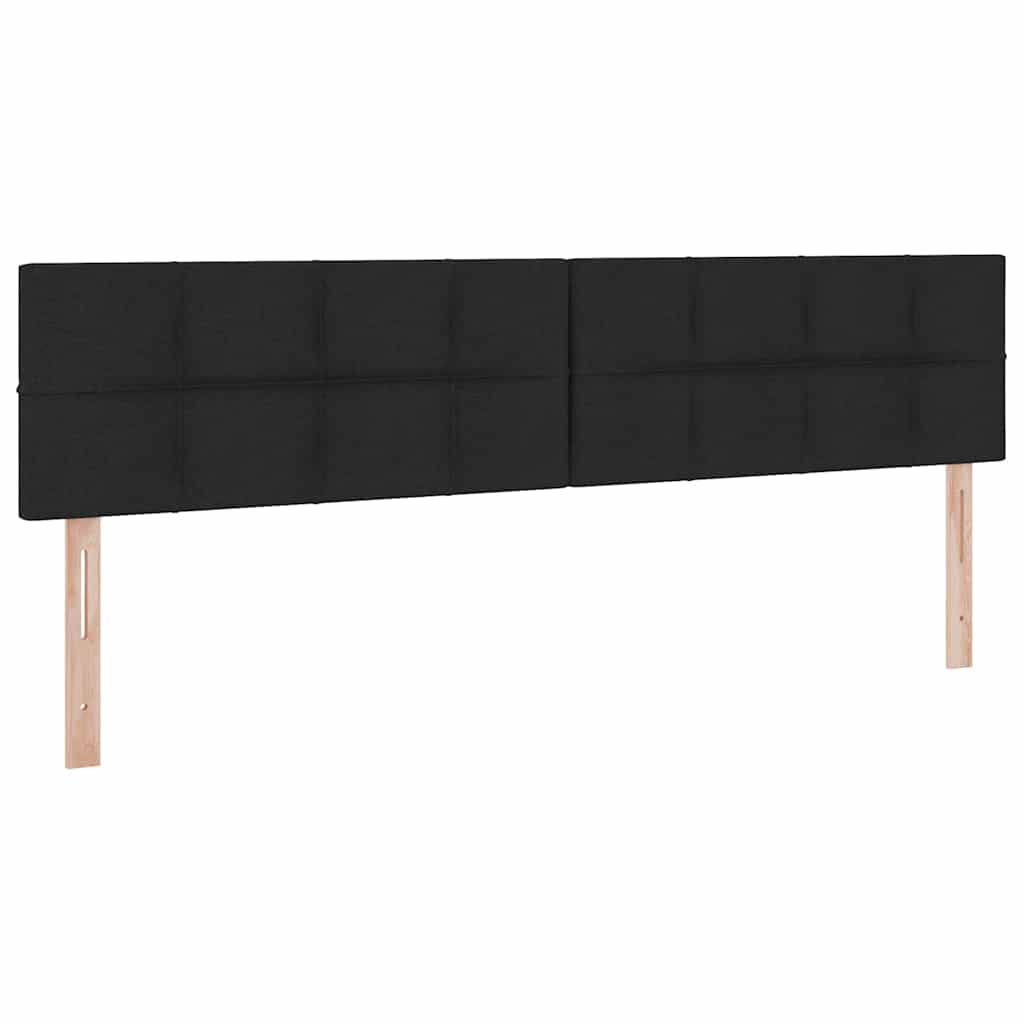 Krevet s prostorom za pohranu s LED-om Crna 200 x 200 cm