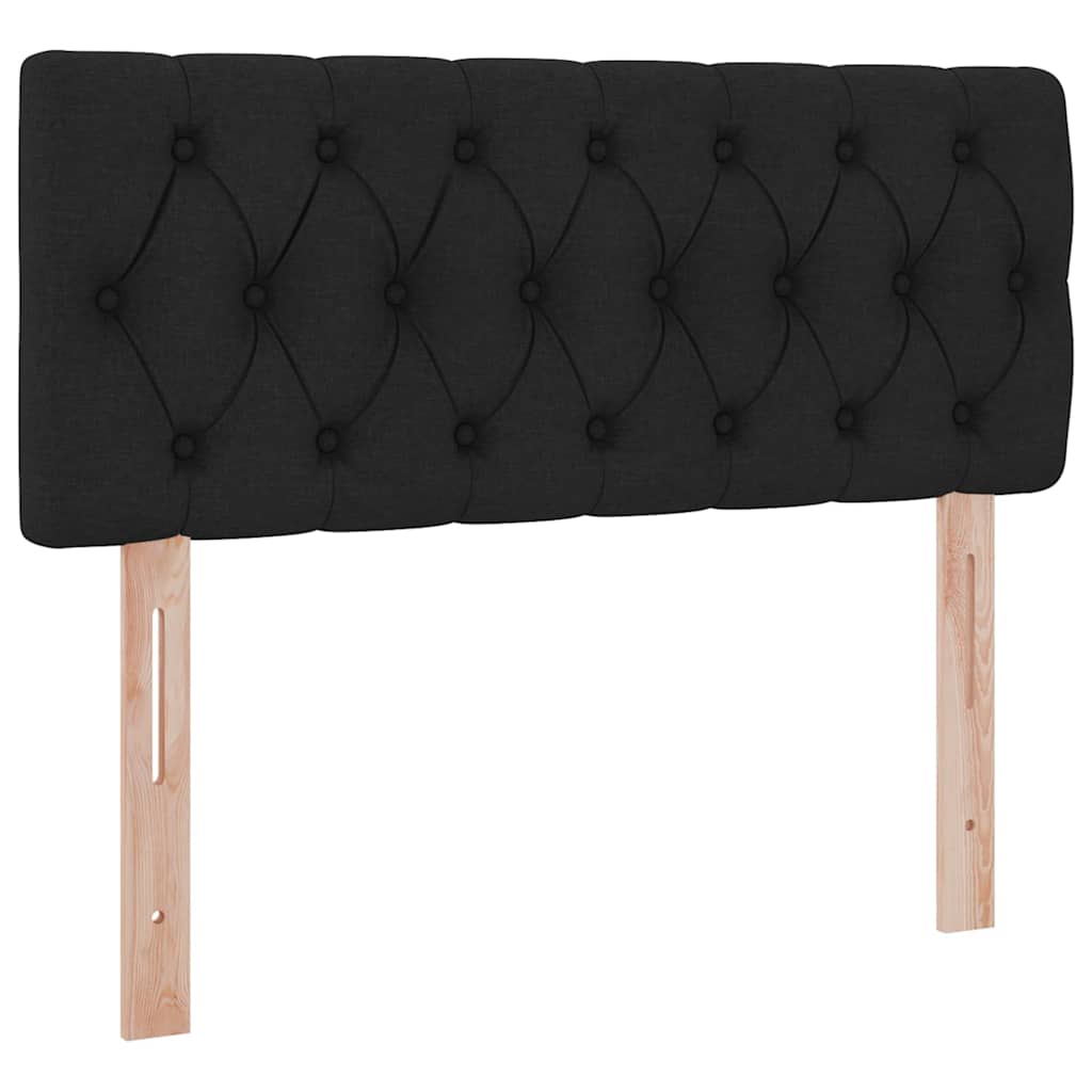 Krevet s prostorom za pohranu s LED-om Crna 120 x 190 cm