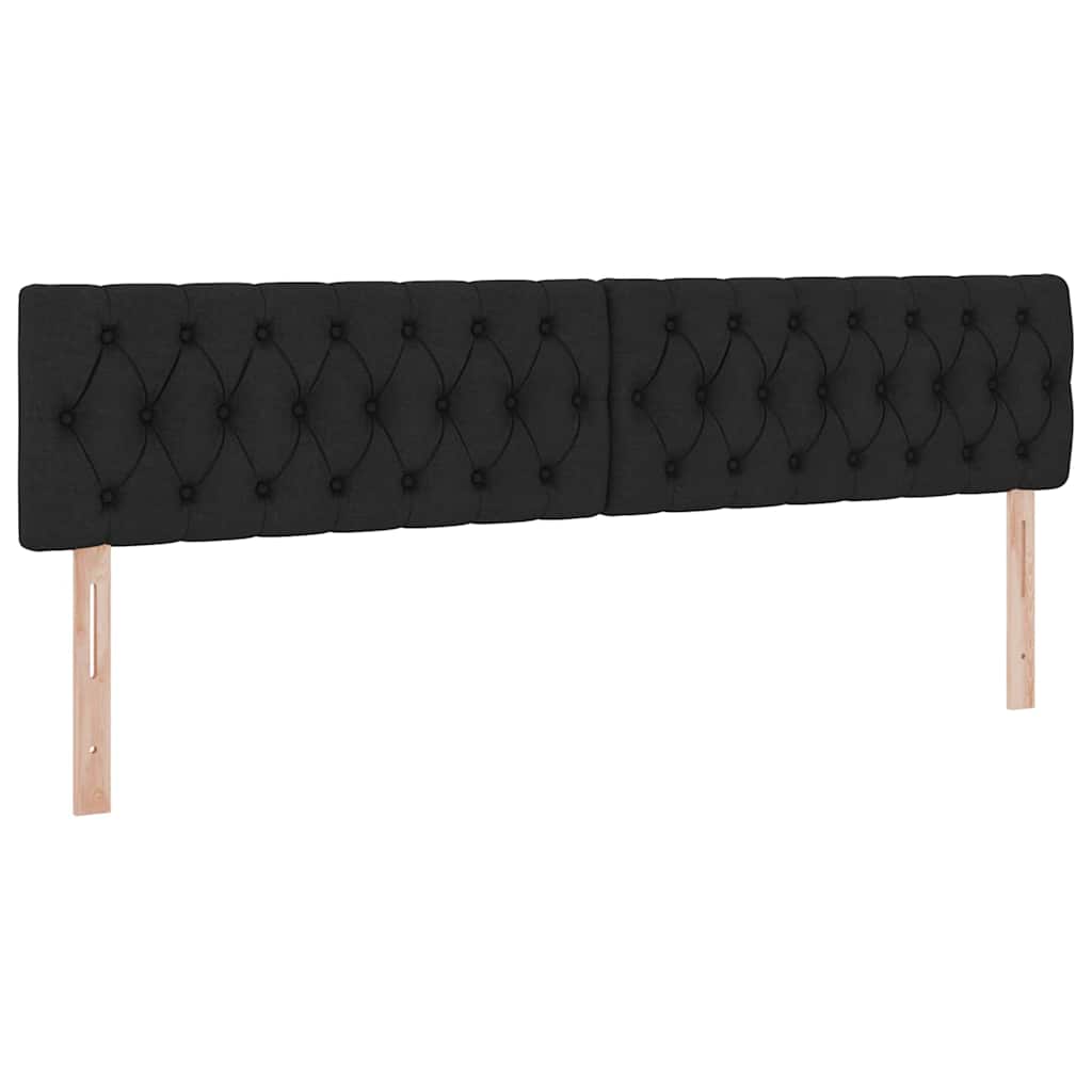 Krevet s prostorom za pohranu s LED-om Crna 200 x 200 cm