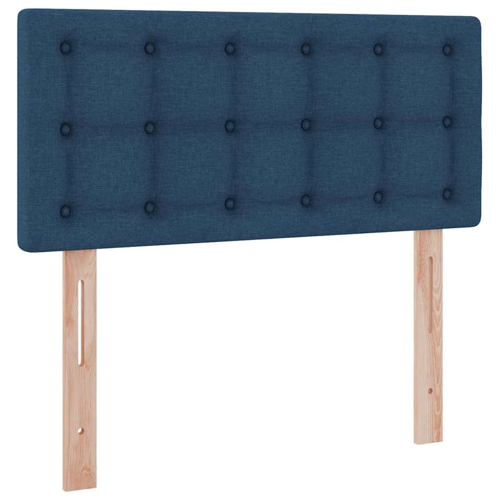 Krevet s prostorom za pohranu s LED-om Plava 90 x 200 cm