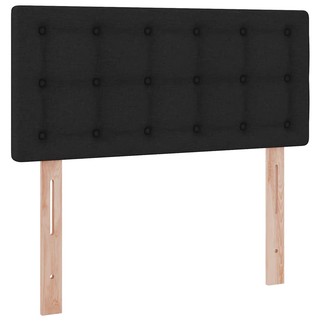 Krevet s prostorom za pohranu s LED-om Crna 100 x 200 cm
