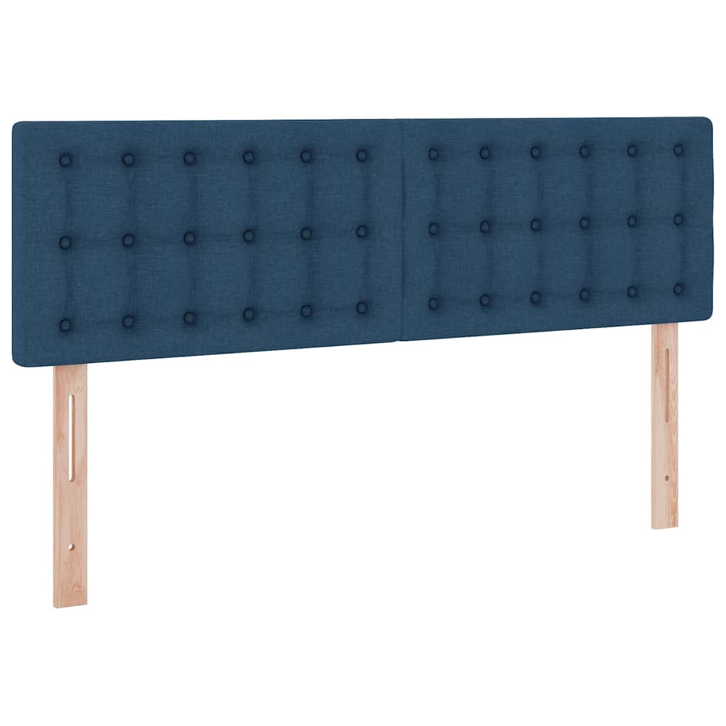 Krevet s prostorom za pohranu s LED-om Plava 140 x 200 cm