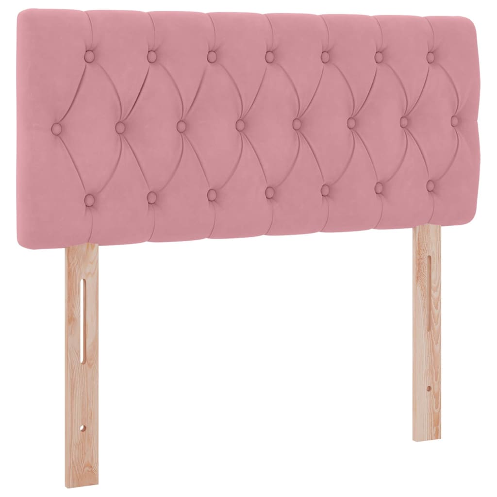 Krevet s prostorom za pohranu s LED-om Ružičasta 90 x 200 cm