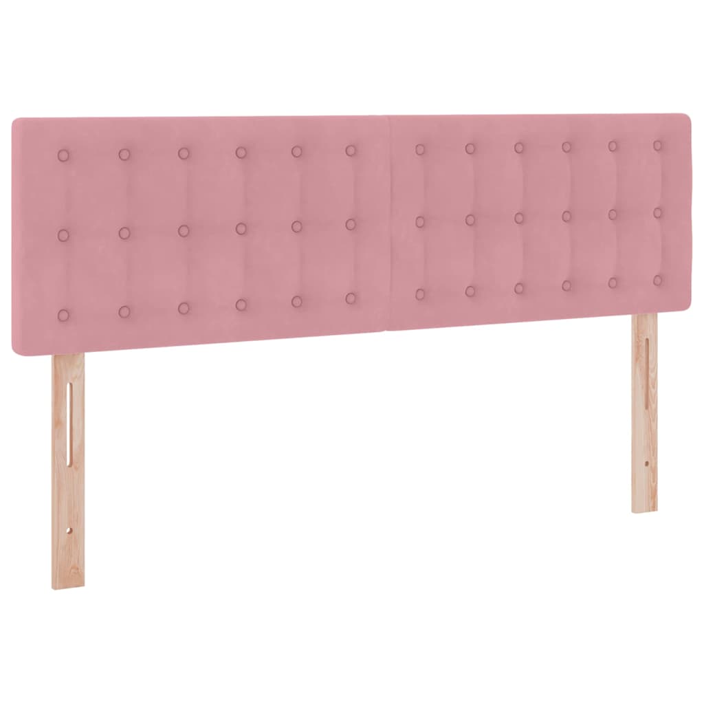 Krevet s prostorom za pohranu s LED-om Ružičasta 140 x 190 cm