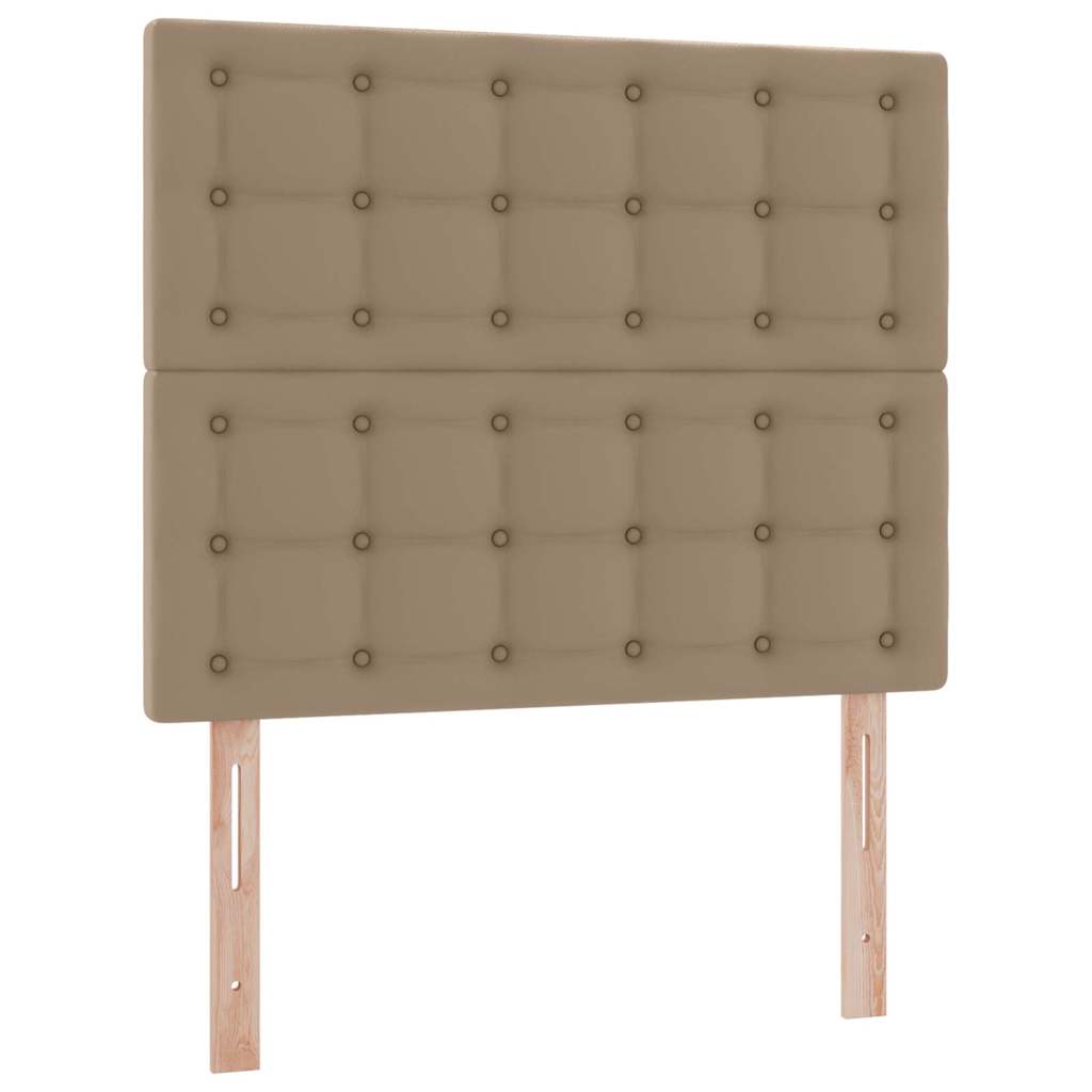 Krevet s od storage s madracem Kapućino 120 x 200 cm Lažna koža